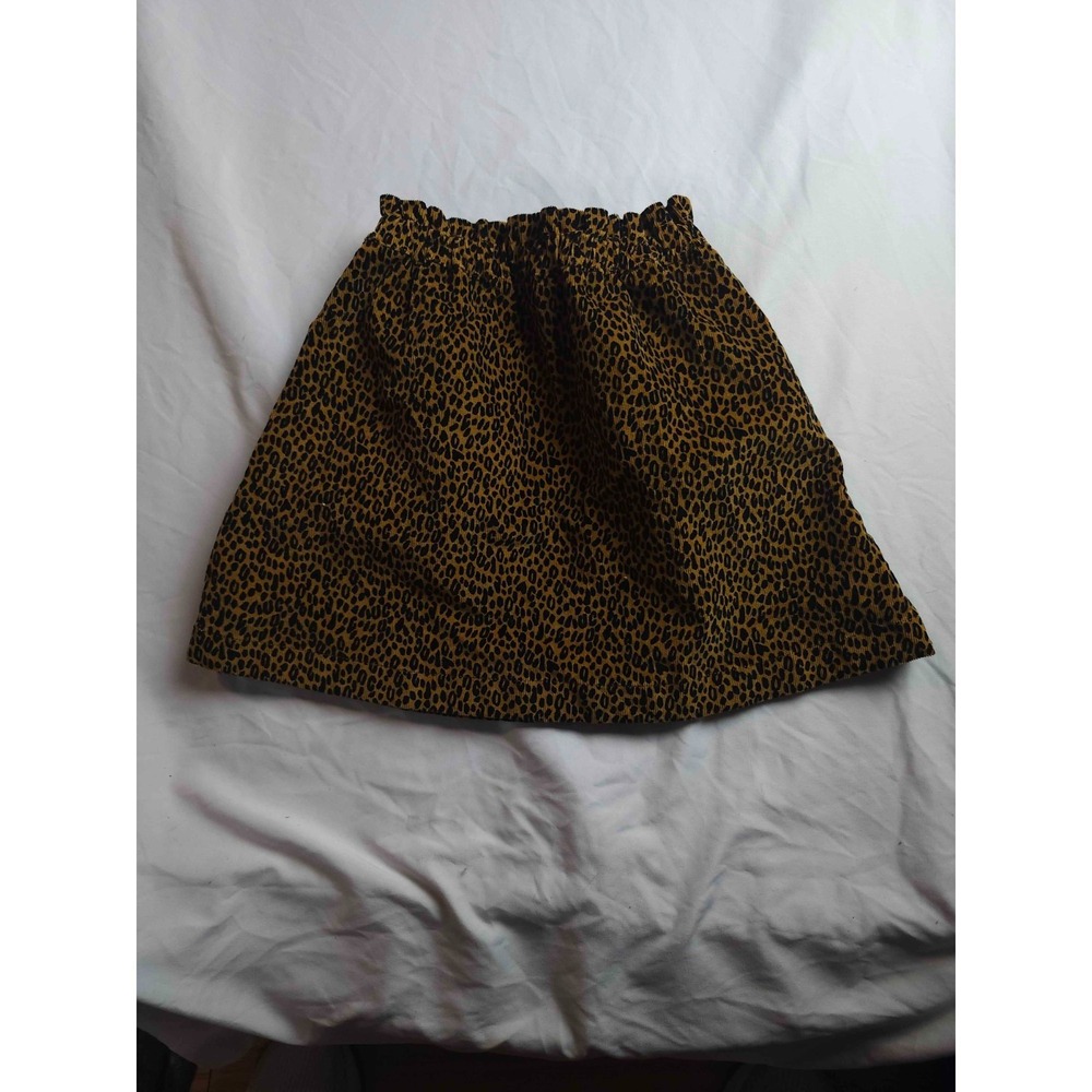 Crewcuts Skirt 8 Leopard Animal Print Earth Tones Old Money Classic Kidcore
